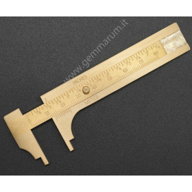 Mini brass gauge for gemstone 80mm