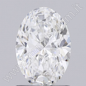 DIAMANTE SINTETICO CVD OVALE 1.00 ct