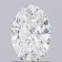 OVAL BRILLIANT CVD LG DIAMOND 1.00 ct