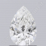 CVD Synthetischer Diamant / Pear-Schliff