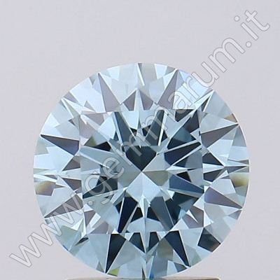 Diamante sintetico CVD Fancy Vivid Blue 2.05 ct