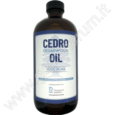 Cedar oil for gemstones oiling treatment