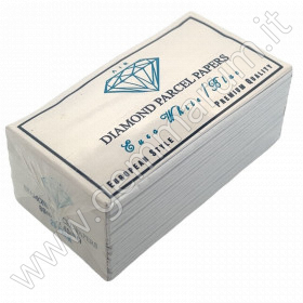 PARCEL PAPERS 80x45 mm - light blue