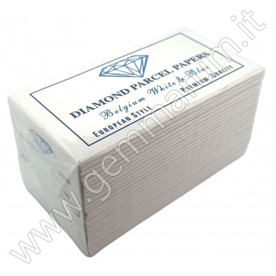 ECONOMIC WHITE PARCEL PAPERS 90x50 mm