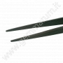 GEM TWEEZERS WITH GROOVE - black