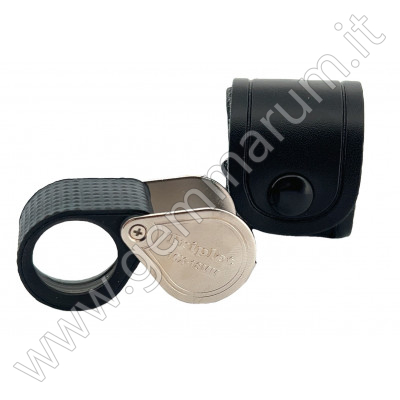 TRIPLET LOUPE 10x 18mm rubber grip