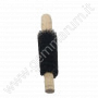 Conical black bristle brush